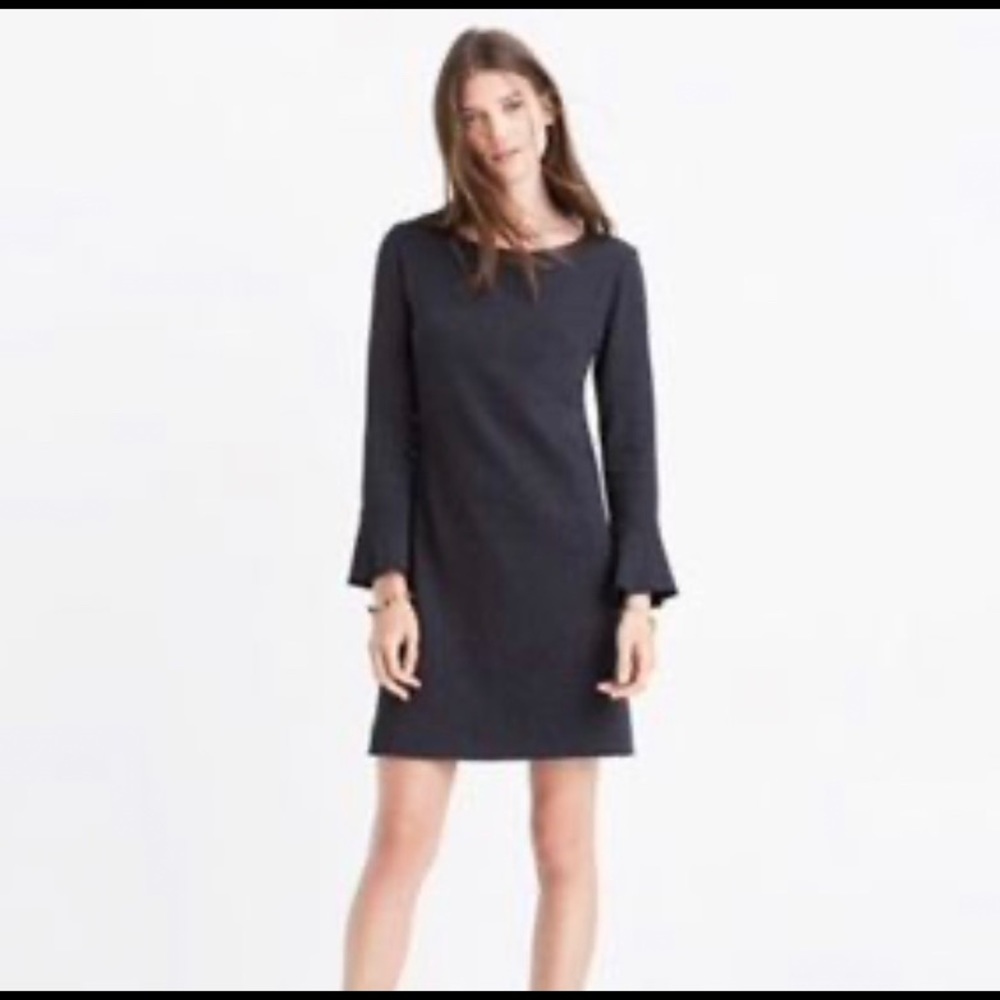 Madewell knit bell-sleeve dress